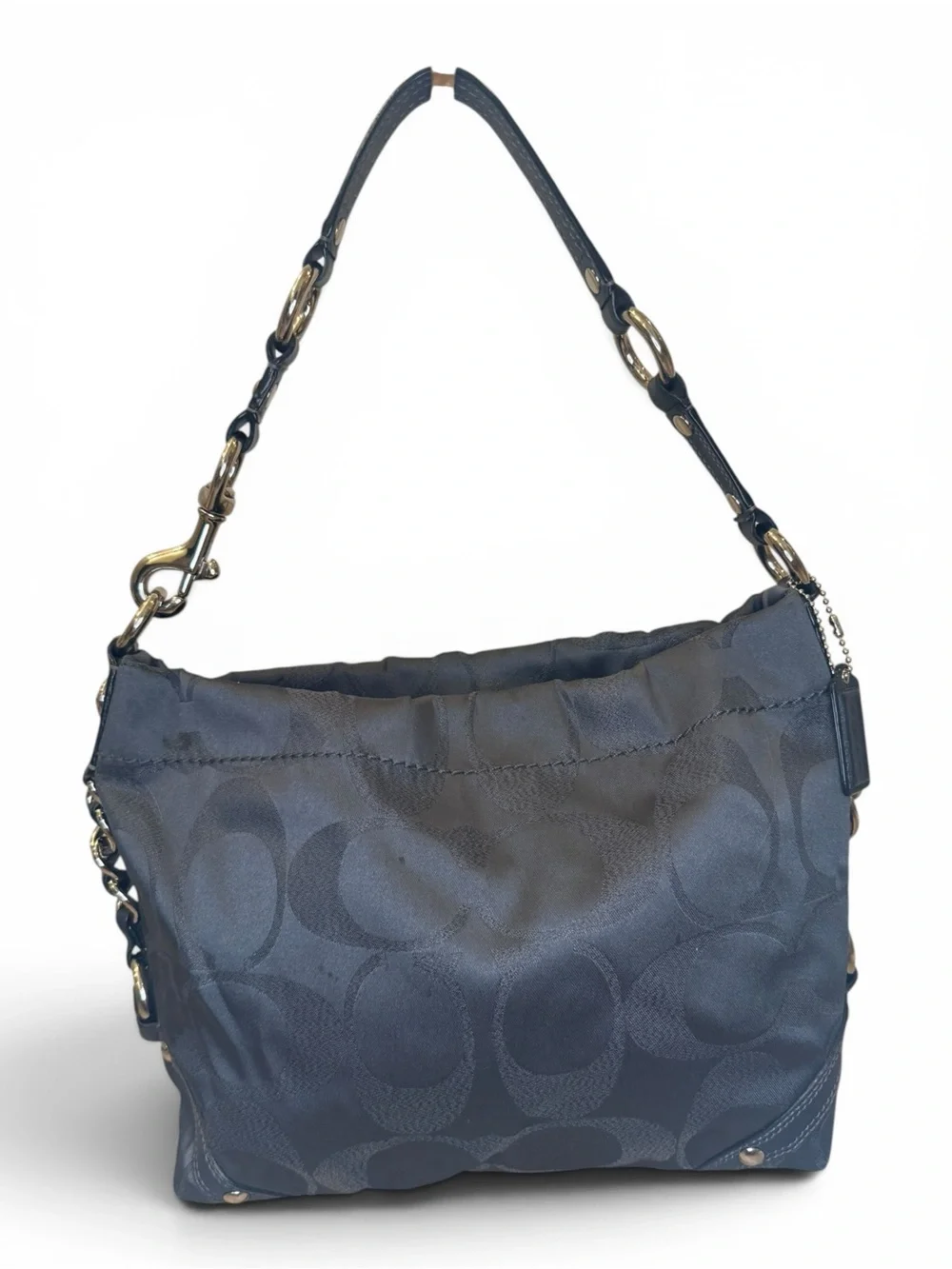 Coach Signature Carly Hobo Shoulder Bag